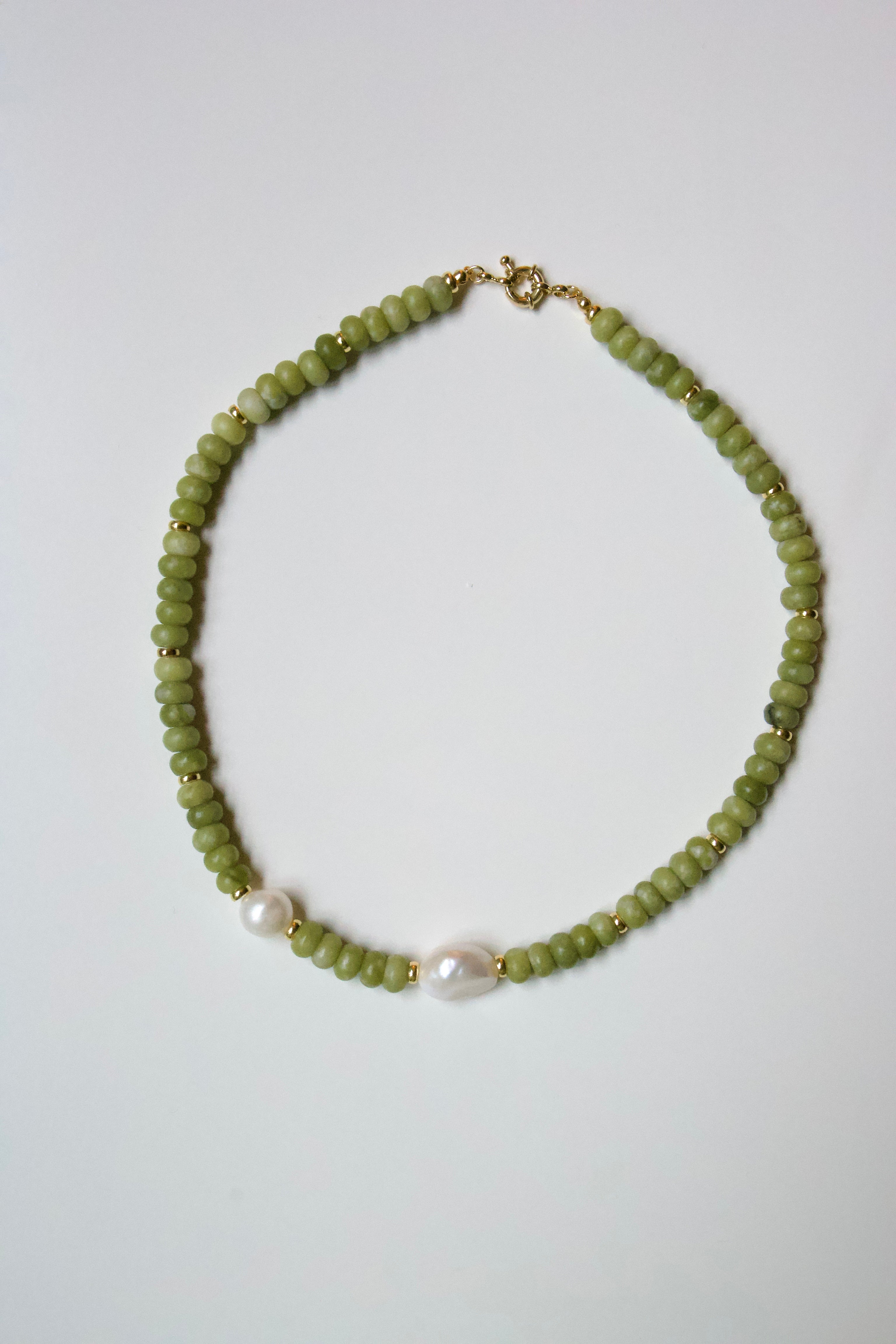 Jade & Pearl Necklace