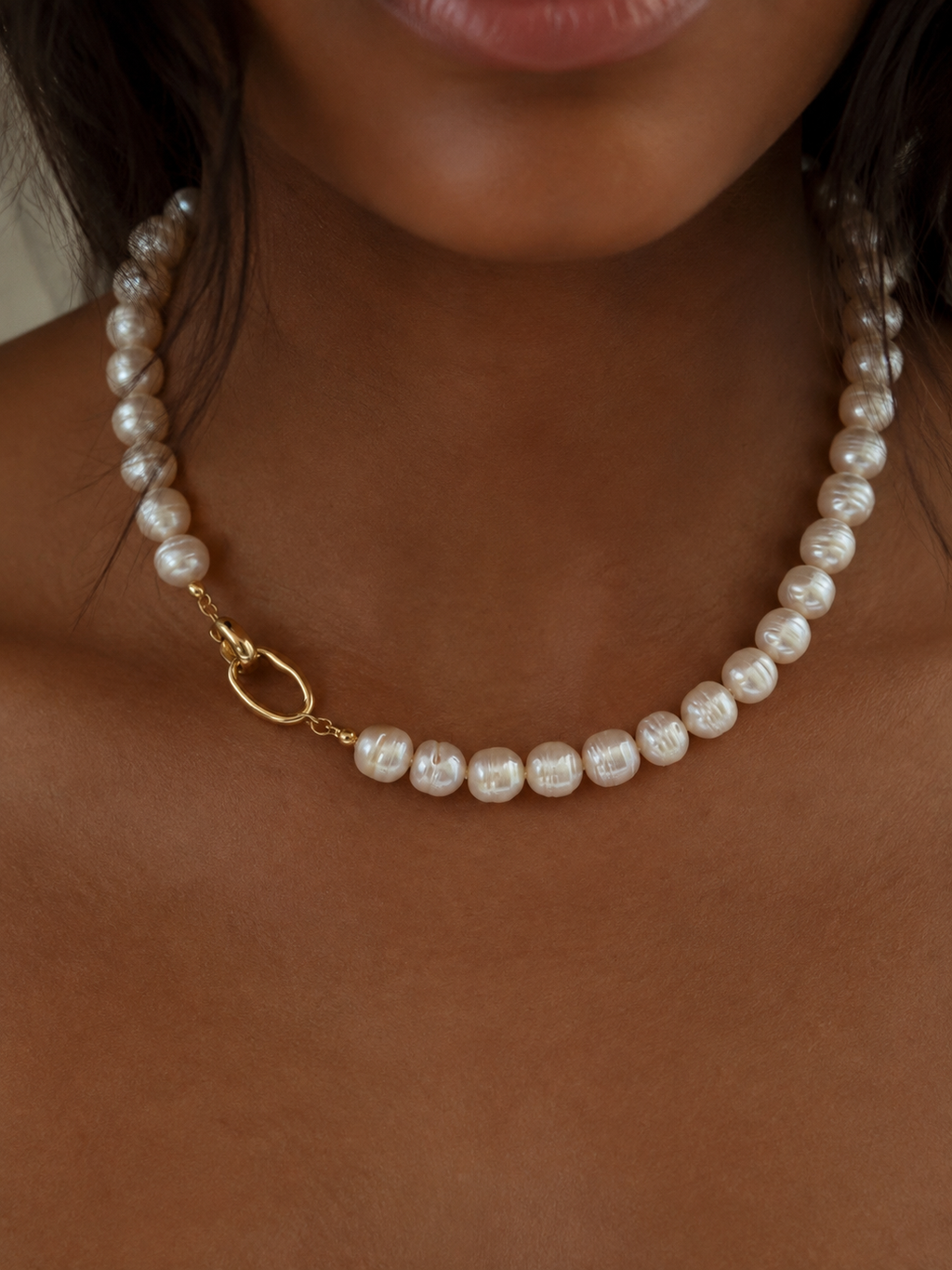 Joséphine Chunky Baroque Pearl Necklace