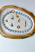 Aquamarine gemstone necklace