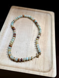 Earth Tones Gemstone Necklace