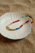 Rainbow Necklace on Sand