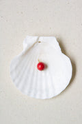 Red coral charm